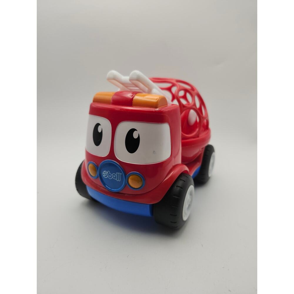 Oball Go Grippers Red Car Toy Baby Toddler Lightweight Easy Grip Vehicle 10940